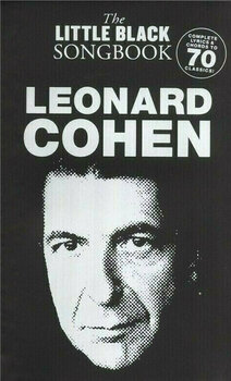 Notblad för gitarrer och basgitarrer The Little Black Songbook Leonard Cohen - 1