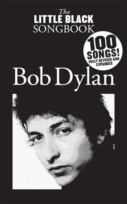 Partitura para guitarras y bajos The Little Black Songbook Bob Dylan Vocal