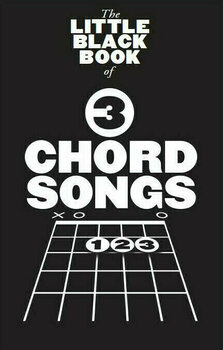 Nuotit kitaroille ja bassokitaroille The Little Black Songbook 3 Chord Songs Nuottikirja - 1