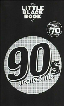 Note za kitare in bas kitare The Little Black Songbook 90s Greatest Hits Vocal - 1