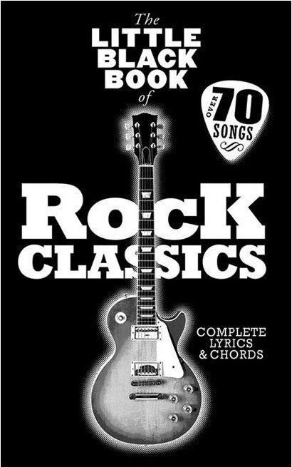 Note za gitare i bas gitare The Little Black Songbook Rock Classics Nota