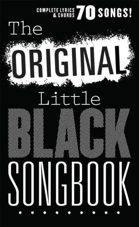 Music sheet for guitars and bass guitars The Little Black Songbook The Original Little Black Songbook Music Book