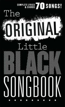 Music sheet for guitars and bass guitars The Little Black Songbook The Original Little Black Songbook Music Book - 1