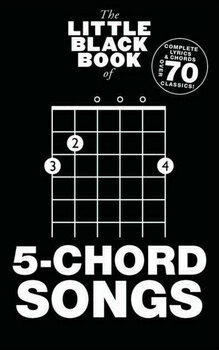 Music sheet for guitars and bass guitars The Little Black Songbook The Little Black Book Of 5-Chord Songs Music Book - 1