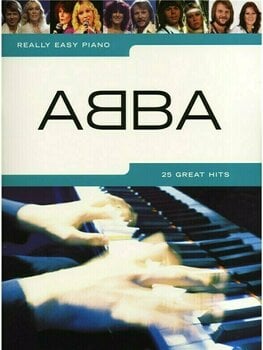 Music sheet for pianos Music Sales Really Easy Piano: Abba Music Book - 1
