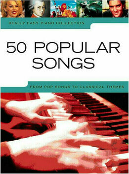 Music sheet for pianos Music Sales Really Easy Piano: 50 Popular Songs Music Book - 1