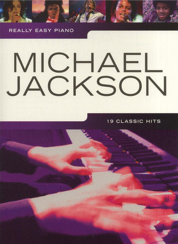 Noder til klaverer Music Sales Really Easy Piano: Michael Jackson Musik bog