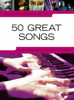 Noty pro klávesové nástroje Music Sales Really Easy Piano Collection: 50 Great Songs Noty - 1