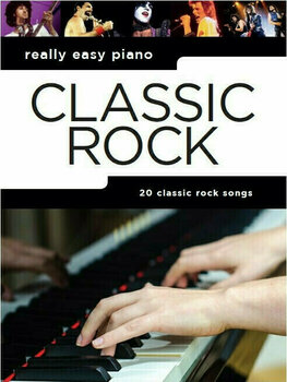 Music sheet for pianos Music Sales Really Easy Piano: Classic Rock Music Book - 1