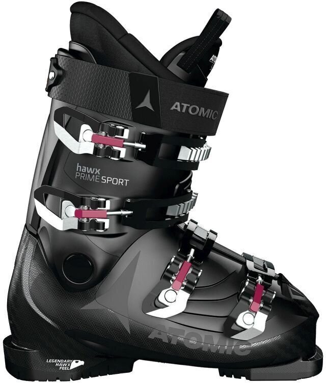 Zjazdové lyžiarky Atomic Hawx Prime Sport Black/Purple 24/24,5 Zjazdové lyžiarky