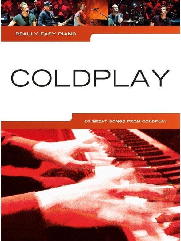 Noder til klaverer Music Sales Really Easy Piano: Coldplay Musik bog