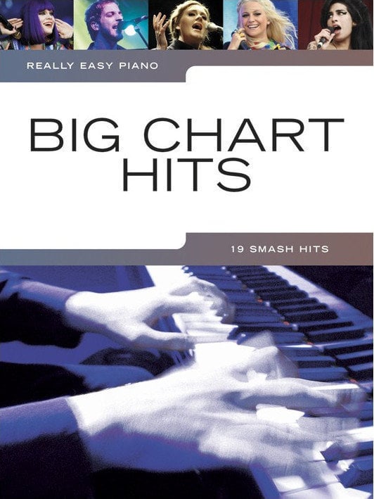 Music sheet for pianos Music Sales Really Easy Piano: Big Chart Hits Music Book