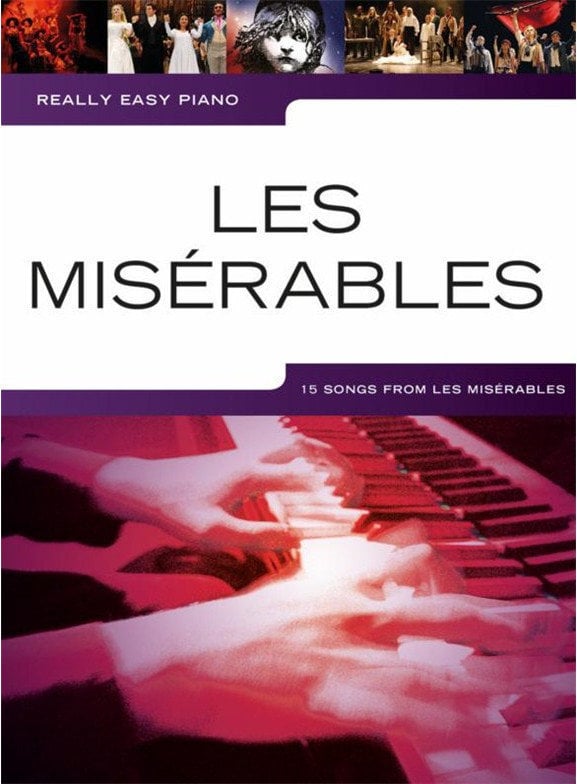 Noder til klaverer Music Sales Really Easy Piano: Les Miserables Musik bog
