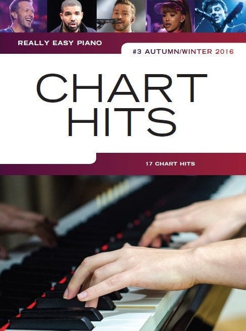 Bladmuziek piano's Music Sales Really Easy Piano: Chart Hits Vol.3 Autumn/Winter 2016) Muziekblad