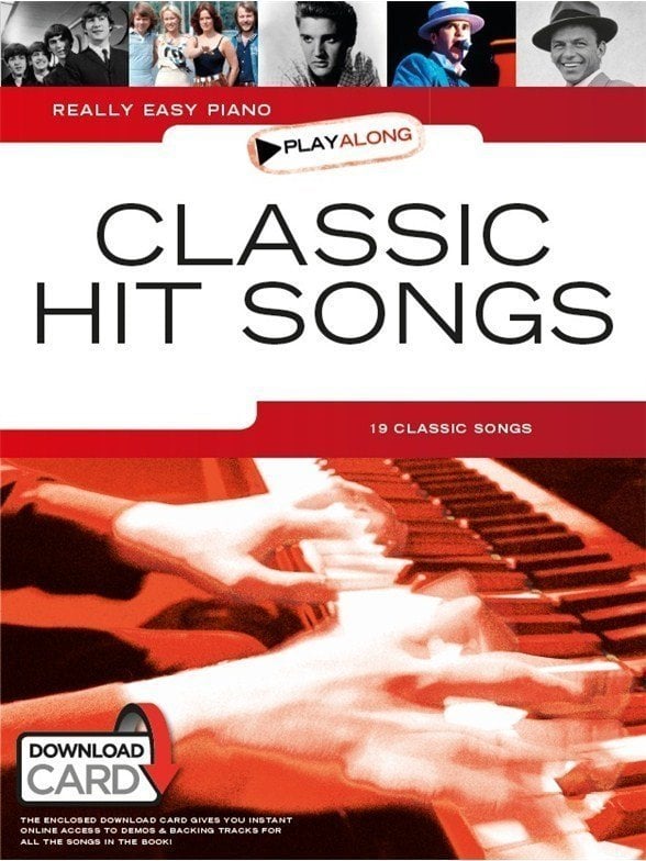 Noty pro klávesové nástroje Music Sales Really Easy Piano Playalong: Classic Hit Songs Noty