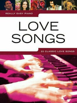 Music sheet for pianos Music Sales Really Easy Piano: Love Songs Music Book - 1