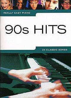 Noty pre klávesové nástroje Music Sales Really Easy Piano: 90s Hits Noty