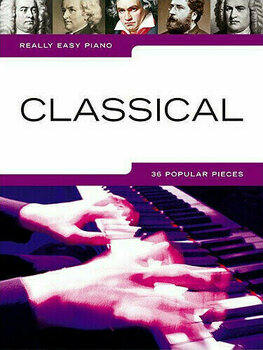 Music sheet for pianos Music Sales Really Easy Piano: Classical Music Book - 1