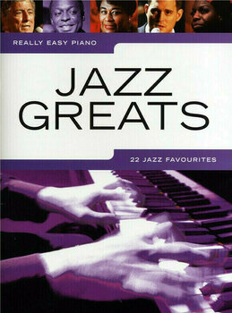 Music sheet for pianos Music Sales Really Easy Piano: Jazz Greats - 22 Jazz Favourites Music Book - 1