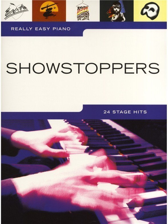 Partitura para pianos Music Sales Really Easy Piano: Showstoppers Music Book