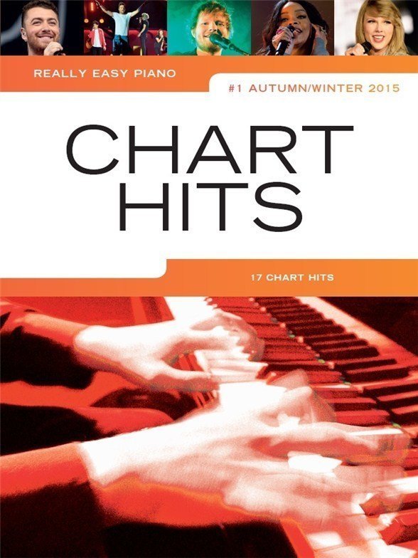 Music sheet for pianos Music Sales Really Easy Piano: Chart Hits Vol. 1 (Autumn/Winter 2015)