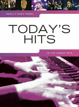 Partitura para pianos Music Sales Really Easy Piano: Today's Hits Music Book - 1