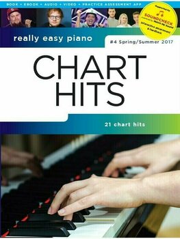 Partituri pentru pian Music Sales Really Easy Piano: Chart Hits - 4 Spring/Summer 2017 Pian - 1