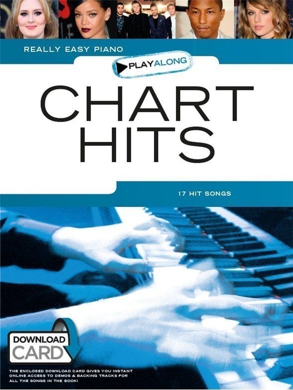 Παρτιτούρες για Πληκτροφόρα Όργανα Music Sales Really Easy Piano Playalong: Chart Hits Μουσικές νότες