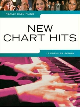 Noty pre klávesové nástroje Music Sales Really Easy Piano: New Chart Hits Noty - 1
