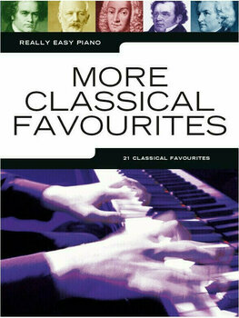 Music sheet for pianos Music Sales Really Easy Piano: More Classical Favourites Music Book - 1