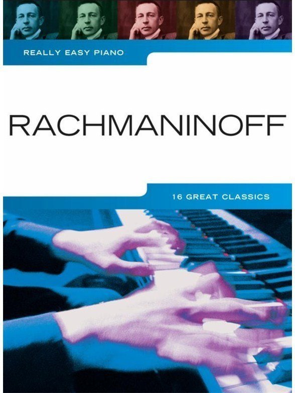 Παρτιτούρες για Πληκτροφόρα Όργανα Music Sales Really Easy Piano: Rachmaninoff Μουσικές νότες
