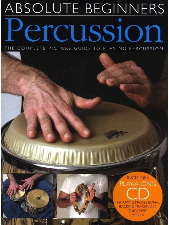 Music sheet for drums and percusion Music Sales Absolute Beginners - Percussion Music Book