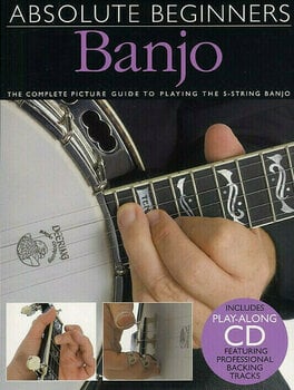 Music sheet for guitars and bass guitars Music Sales Absolute Beginners: Banjo Music Book - 1