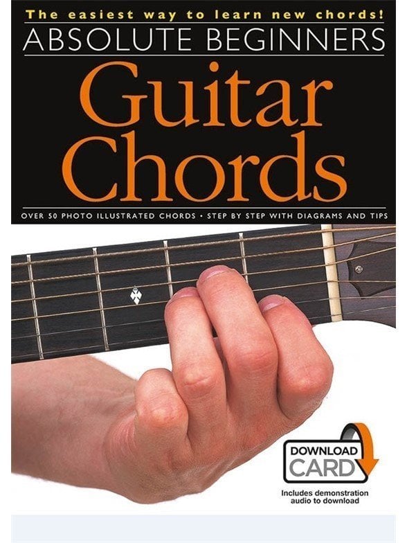 Gitár és basszusgitár kották Music Sales Absolute Beginners: Guitar Chords Kotta