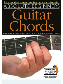 Music sheet for guitars and bass guitars Music Sales Absolute Beginners: Guitar Chords Music Book - 1