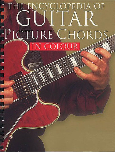 Music sheet for guitars and bass guitars Music Sales Encyclopedia Of Guitar Picture Chords In Colour Music Book