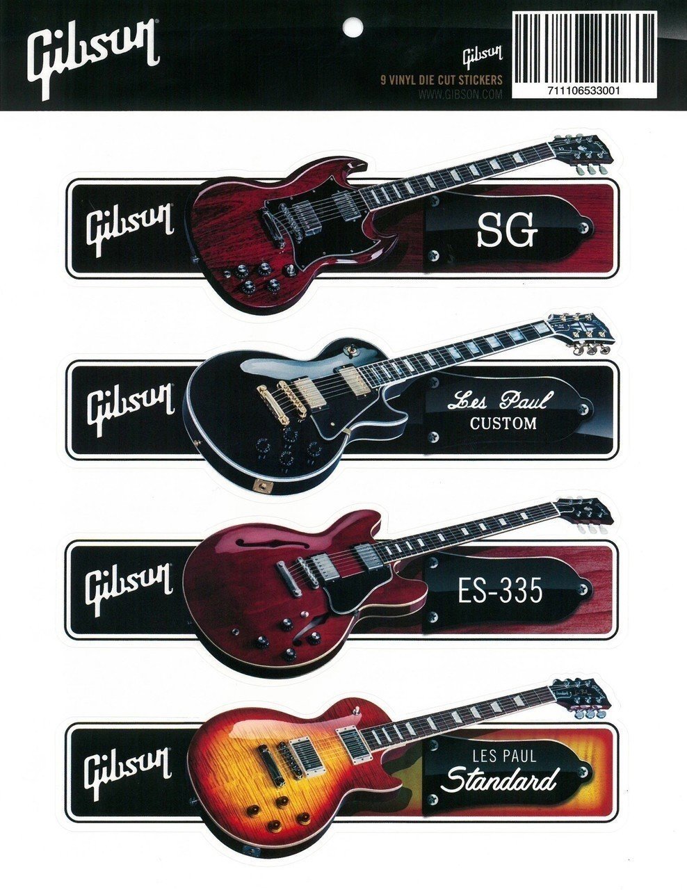 Nalepke Gibson G-STICKER3