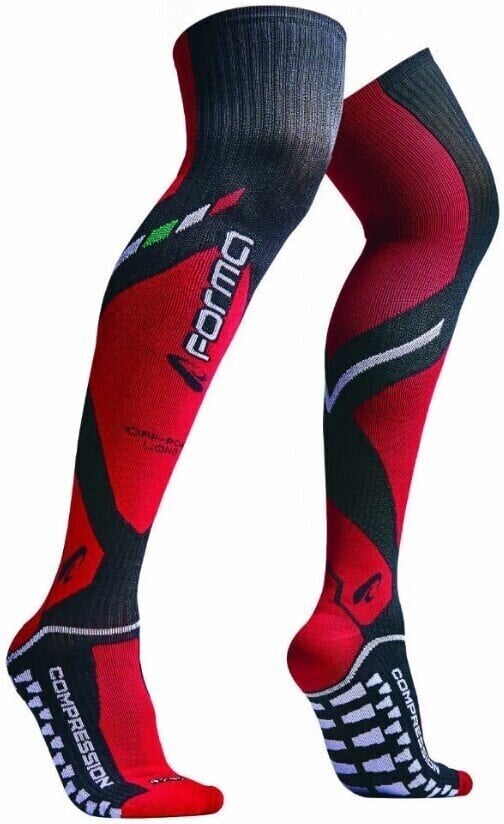 Ponožky Forma Boots Ponožky Off-Road Compression Socks Black/Red 35/38