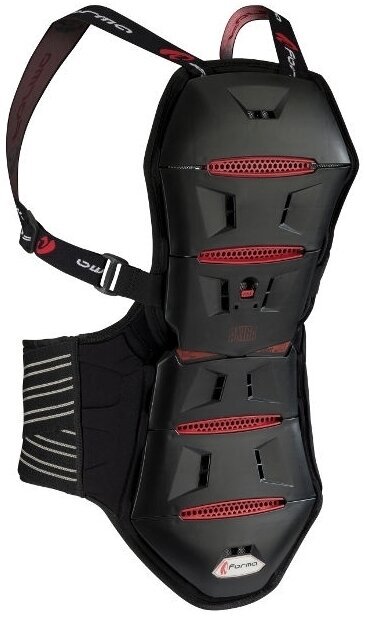 Back Protector Forma Boots Back Protector Akira 6 C.L.M. Smart Black/Red S-M