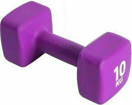 One Arm Dumbbell Pure 2 Improve Neoprene 10 kg Purple One Arm Dumbbell (Just unboxed) - 1