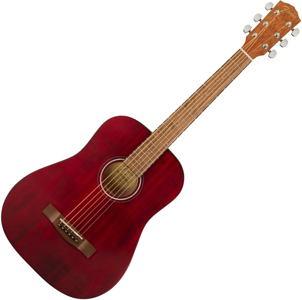 Akustična kitara Fender FA-15 Rdeča