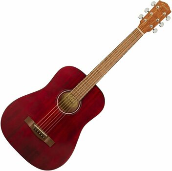 Akustična gitara Fender FA-15 Crvena - 1
