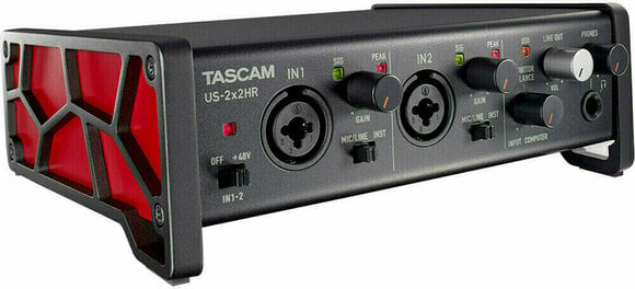 USB audio prevodník - zvuková karta Tascam US-2x2HR - 1