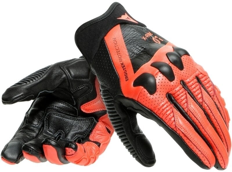 Motorcycle Gloves Dainese X-Ride Black/Fluo Red XL Motorcycle Gloves