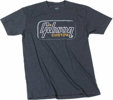 T-Shirt Gibson T-Shirt Custom Heathered Gray M - 1