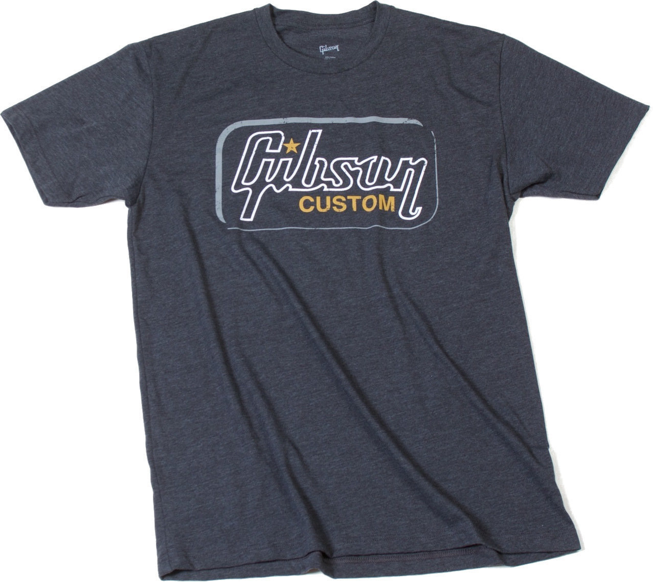 Camiseta de manga corta Gibson Camiseta de manga corta Custom Unisex Heathered Gray L