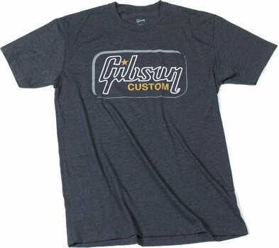 T-Shirt Gibson Custom Heathered Gray 2XL T-Shirt - 1