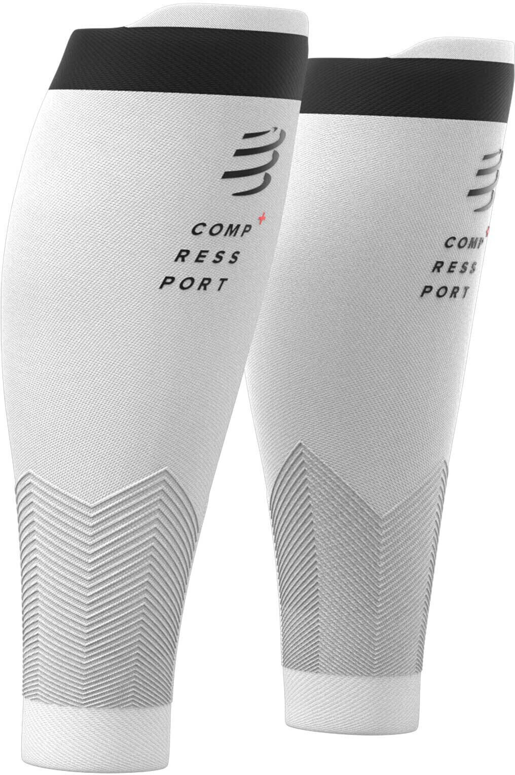 Calf covers for runners Compressport R2v2 White T2 Calf covers for runners
