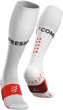 Κάλτσες Τρεξίματος Compressport Full Socks Run Λευκό T1 Κάλτσες Τρεξίματος - 1