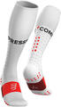 Compressport Full Socks Run White T2 Șosete pentru alergre